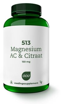 513 Magnesium AC &amp; citraat 150mg AOV 180tb