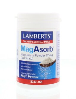 MagAsorb (magnesium citraat) poeder 375mg Lamberts 165g