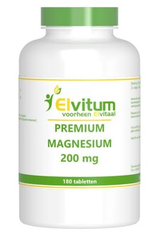 Magnesium 200mg premium Elvitaal/elvitum 180tb