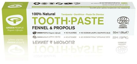 Tandpasta fennel &amp; propolis Green People 50ml