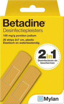 Desinfecterende pleisters Betadine 20st