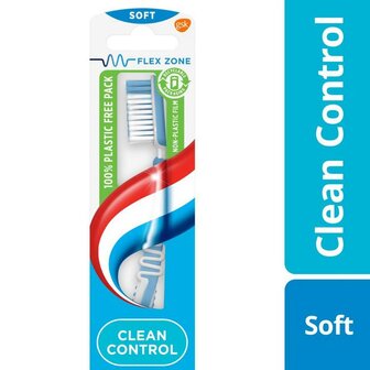 Tandenborstel clean control medium Aquafresh 1st