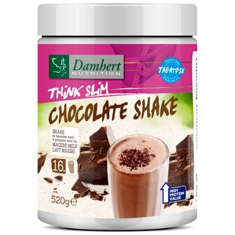 Maaltijdshake chocolade Damhert 520g