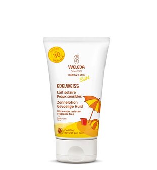 Edelweiss zonnelotion gevoelige huid SPF30 Weleda 150ml