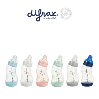 S-fles klein assorti natural Difrax 1st