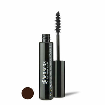 Mascara smooth bruin maximum volume Benecos 8ml
