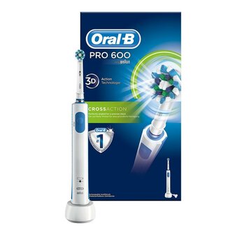 Elektrische tandenborstel pro cross action 600 Oral B 1st