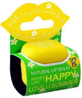 Lipbalm love u sunny SPF15 Beauty Made Easy 7g