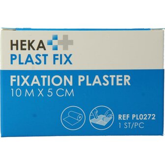 Fix pleister 10x5cm Hekaplast 1rol