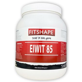 Eiwit 85 I aardbei Fitshape 750g