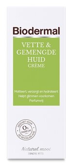 Vet &amp; gemengde huid creme Biodermal 50ml