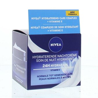 Essentials nachtcreme normale/gemengde huid Nivea 50ml