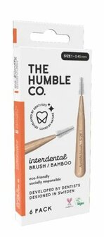 Interdental borstel 0.45 mm oranje The Humble Co 6st
