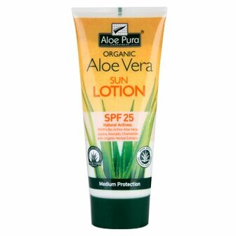 Aloe pura organic aloe vera zonnelotion SPF25 Optima 200ml