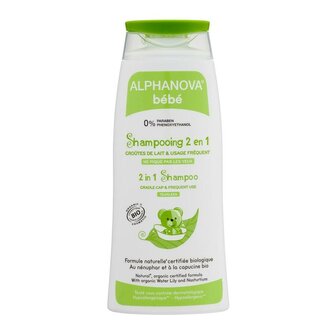 Shampoo 2-in-1 organic Alphanova Baby 200ml