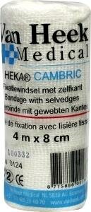 Cambric windsel 4m x 8cm Heka 20st