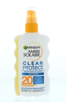 Ambre solaire spray clear protect 20 Garnier 200ml