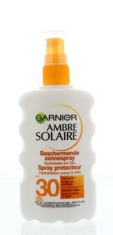 Ambre solaire beschermende zonnespray SPF30 Garnier 200ml