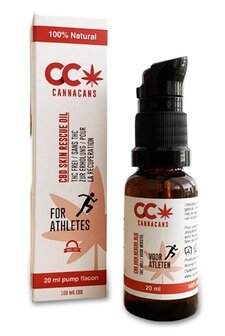 CBD SOS rescue olie atleten Cannacans 20ml