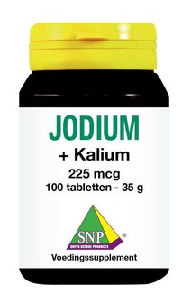 Jodium 225 mcg + kalium SNP 100tb