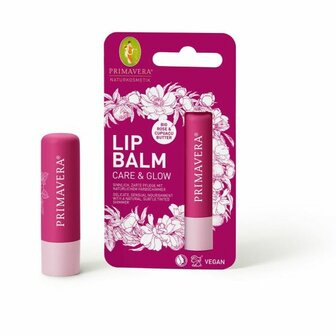 Lipbalm care &amp; glow bio Primavera 4.7g