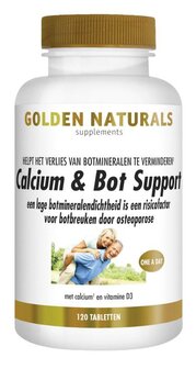 Calcium &amp; bot support Golden Naturals 120tb