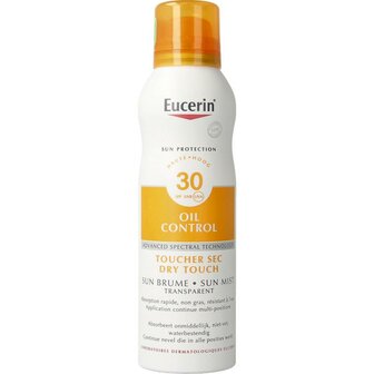 Sun transparant dry touch SPF30 Eucerin 200ml