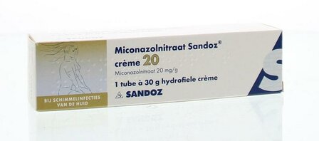 Miconazolnitraat creme Sandoz 30g