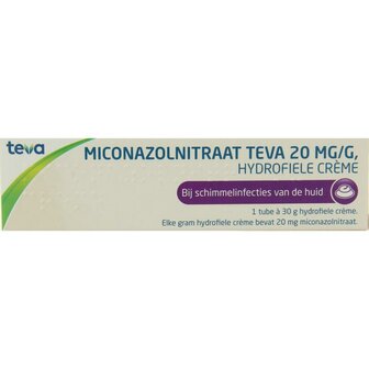 Miconazolnitraat creme Teva 30g