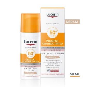 Sun pigment control tinted medium SPF50 Eucerin 50ml