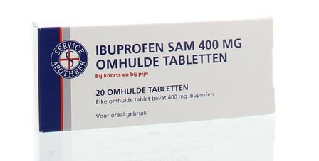 Ibuprofen 400mg suikervrij Service Apotheek 20tb