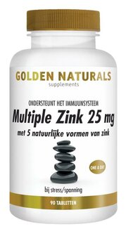 Multiple zink 25mg Golden Naturals 90tb