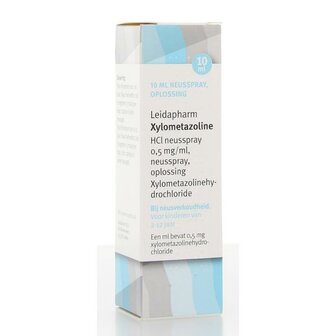 Xylometazoline HCl neusspray 0,5 mg kind Leidapharm 10ml