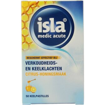 Citrus honing keelpastille Isla 50tb