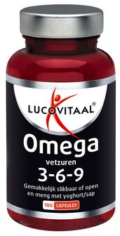 Omega 3 6 9 vetzuren Lucovitaal 100ca