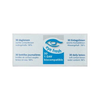 Daglenzen -0.50 Eyefresh 30st