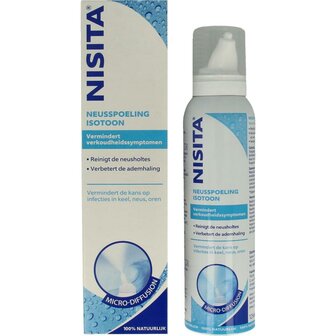 Neusspoeling isotoon micro diffusion Nisita 125ml