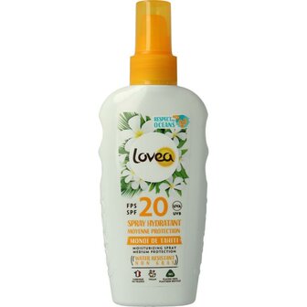 Moisturizing spray medium protection SPF20 Lovea 150ml