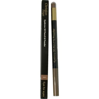 Eyebrow 3D pencil &amp; powder taupe Christian Faye 1g