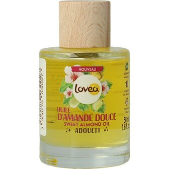 Sweet almond oil softens Lovea 50ml