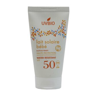 Sunscreen baby bio SPF50 Uvbio 50ml