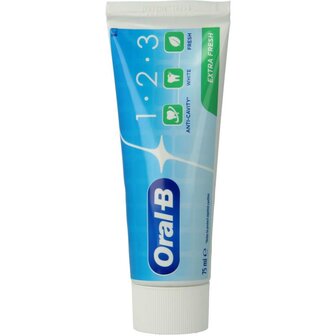 Tandpasta fresh 123 Oral B 75ml
