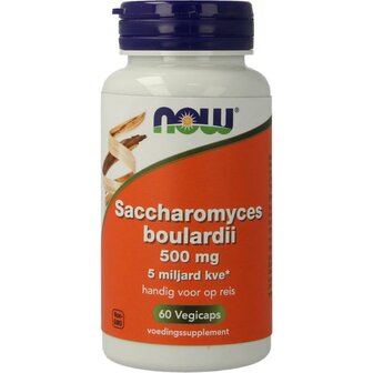 Saccaromyces boulardii 500mg NOW 60vc