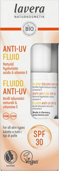 Anti UV fluid bio SPF30 Lavera 30ml