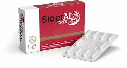 SiderAL&reg; Forte - Voedingssupplement met 30mg Sucrosomiaal&reg;- ijzer / capsule