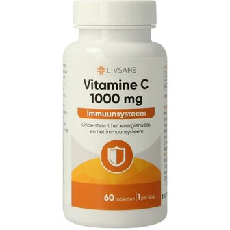 Vitamine C 1000mg Livsane 60tb