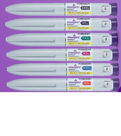 MOUNJARO 7,5 KWIKPEN INJVLST 12,5 MG/ML PEN 2,4ML